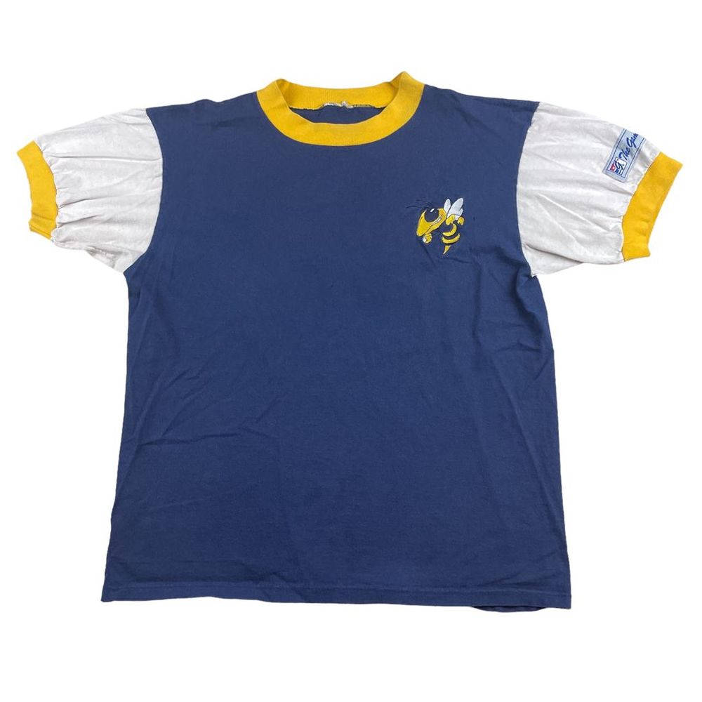 Vintage 90’s Georgia Tech Ringer T-shirt - Picture 1 of 4